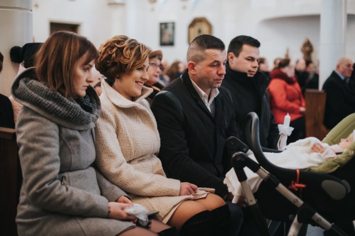 Chrzest Dorotki Łukasz Kłosiński Fotograf ślubny Warszawa